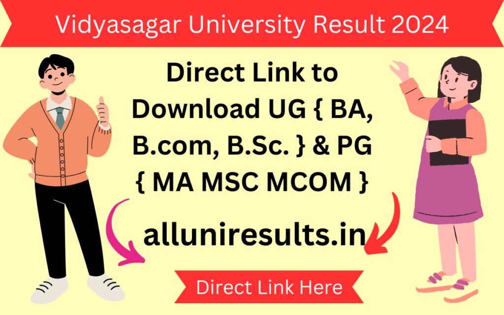 Vidyasagar University Result 2024