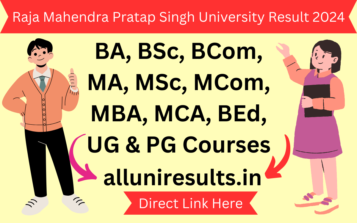 Raja Mahendra Pratap Singh University Result 2024